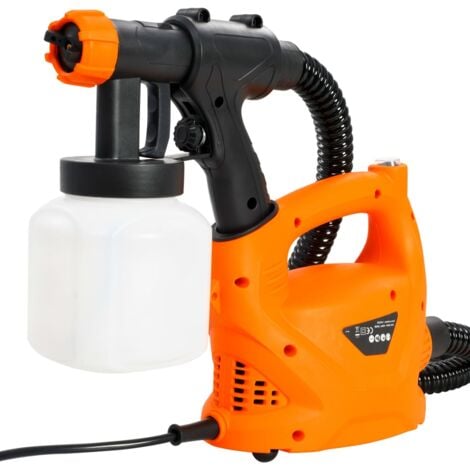 vidaXL Pistola de pintura eléctrica con manguera de aire 500 W 800 ml