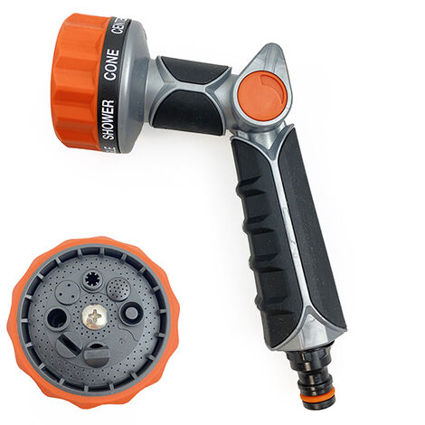 Pistola de riego profesional de 8 posiciones