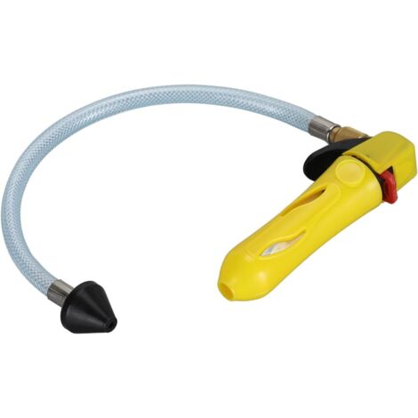 Pistola de soplado con gatillo roscado, duradera y práctica, multiusos, para aire acondicionado (AMARILLA)