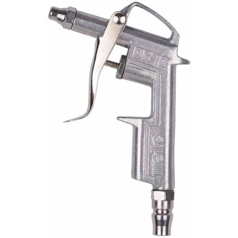 Image of Vetrineinrete - Pistola di soffiaggio ad aria compressa per pulizia da compressore in metallo con ugelli 2 pezzi