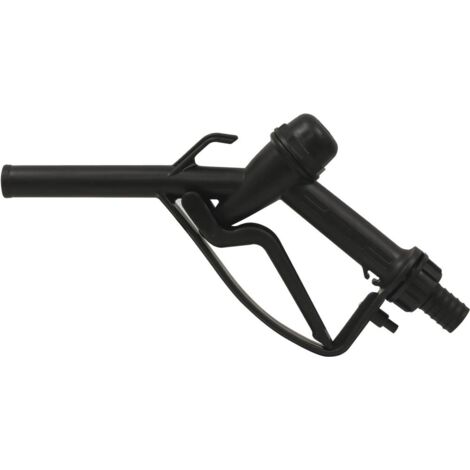 Pistola dispensadora de diésel plástica 40 L/min para manguera 19 mm compacta,segura y resistente,para repostaje en talleres y depósitos.