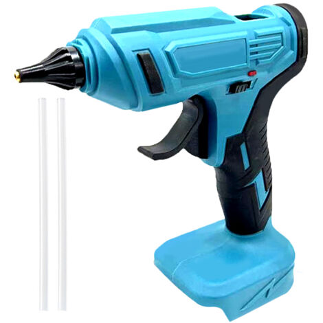Pistola elettrica per colla a caldo, strumento portatile senza fili con estrusore al litio, applicatore a stick di colla da 11 mm per casa, fai da te, artigianato, oggetti adesivi fatti a mano, ripara