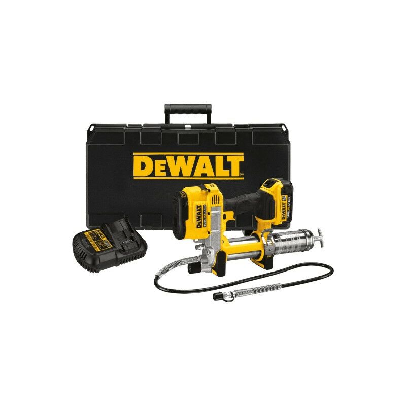 

Dewalt DCGG571M1-QW Pistola engrasadora XR 18V con 1 batería Li-Ion 4,0Ah