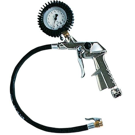 Pistola gonfiaggio ani mod.25/d-e, con manometro, per compressore - Salone