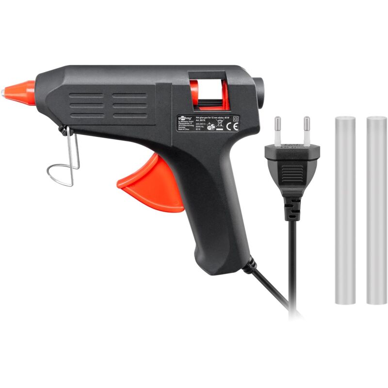 Image of Pistola per colla a caldo per stick da 11 - 12 mm, 20 w, incl. 2 stick di colla, 2 stick di colla inclusi.