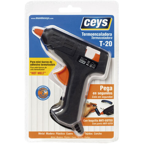 Pistola in silicone Ceys Nero Plastica