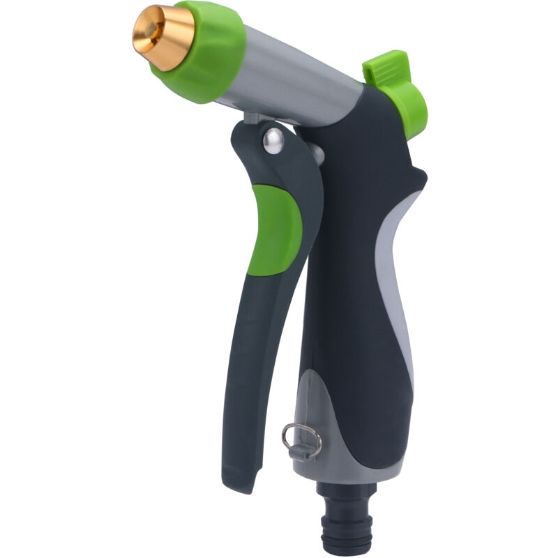 

Pistola lanza chorro regulable automática metal + agarre suave