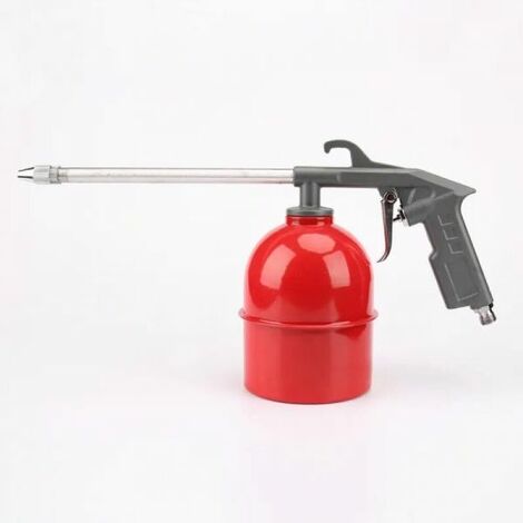 PISTOLA LAVAGGIO ARIA COMPRESSA COPPIA PISTOLE SERBATOIO 1L NAFTA OLIO GASOLIO