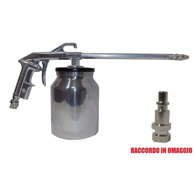 Image of Bricolife - pistola lavaggio aria compressa per compressore serbatoio in alluminio