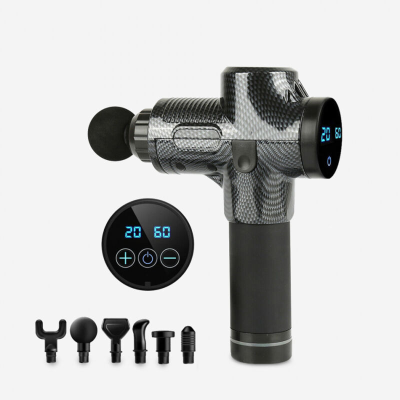 

Pistola masajeadora de celulitis con 30 velocidades pantalla táctil Ken