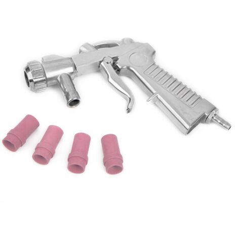 Pistola Para Chorreadora De Chorreadora Con 4 Boquillas  Pistola Arenadora para cabina chorreadora