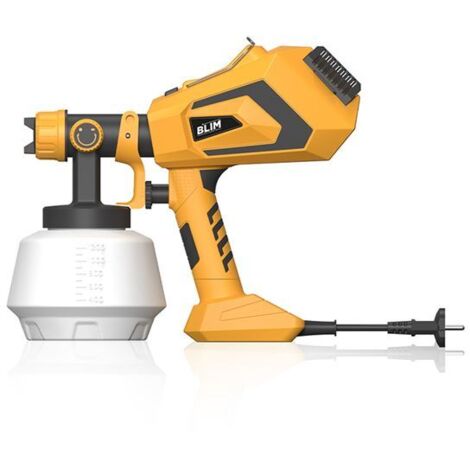 Pistola para pintar eléctrica 650W
Características:
-Potencia: 650W.
-Boquillas de cobre de alta calidad de 2.5mm
-Depósito de pintura de 1200ml.
-Reg
