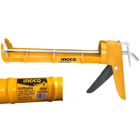 Pistola per Cartucce di Silicone Sigillanti Manuale a leva INGCO 230 mm sp. 08mm