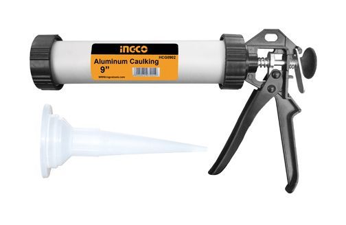 Image of Pistola per silicone 300 mm Ingco alluminio -professionale