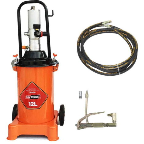 PISTOLA PER GRASSO PNEUMATICA AWTOOLS CONTENITORE DA 12 L