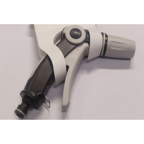 PISTOLA PER IRRIGAZIONE A 3 GETTI CON PINZA - COLORE GRIGIO/NERO