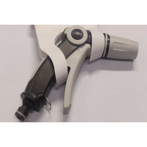 PISTOLA PER IRRIGAZIONE A 3 GETTI CON PINZA - COLORE GRIGIO/NERO