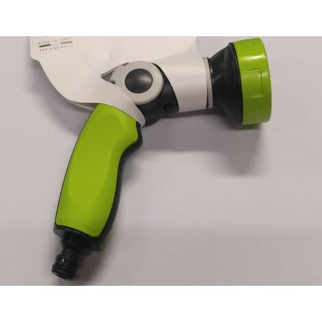 PISTOLA PER IRRIGAZIONE CON CIPOLLA JETEASY PLUS A 8 GETTI - COLORE VERDE/NERO