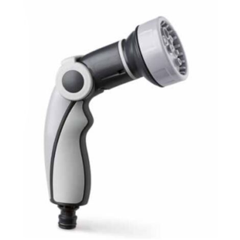 PISTOLA PER IRRIGAZIONE CON CIPOLLA JETPREMIUM A 8 GETTI - COLORE GRIGIO/NERO