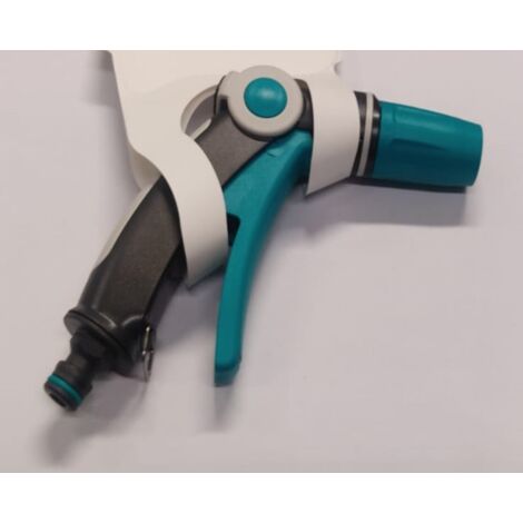 PISTOLA PER IRRIGAZIONE JET EASY PLUSA 3 GETTI CON PINZA - COLORE AZZURRO/NERO