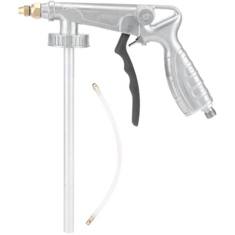 Pistola per rivestimento regolabile Aerografo per spruzzatore per verniciatura con filettatura maschio in lega di alluminio G1/4