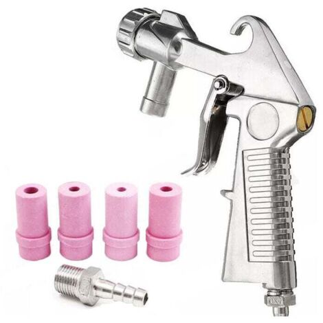 Pistola per sabbiatura ad aria compressa, sifone ad aria compressa, utensile abrasivo, ugelli in ceramica, kit di punte, utensili elettrici, spruzzatore
