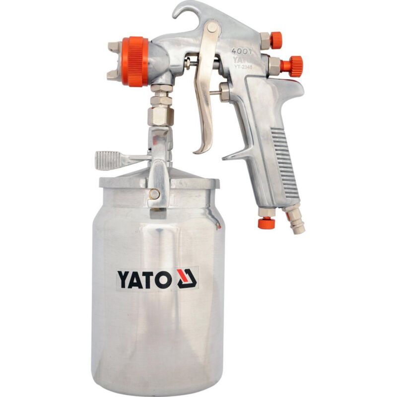 Yato - Pistola Pneumatica per pittura ad alta pressione sarbatoio da 1 l