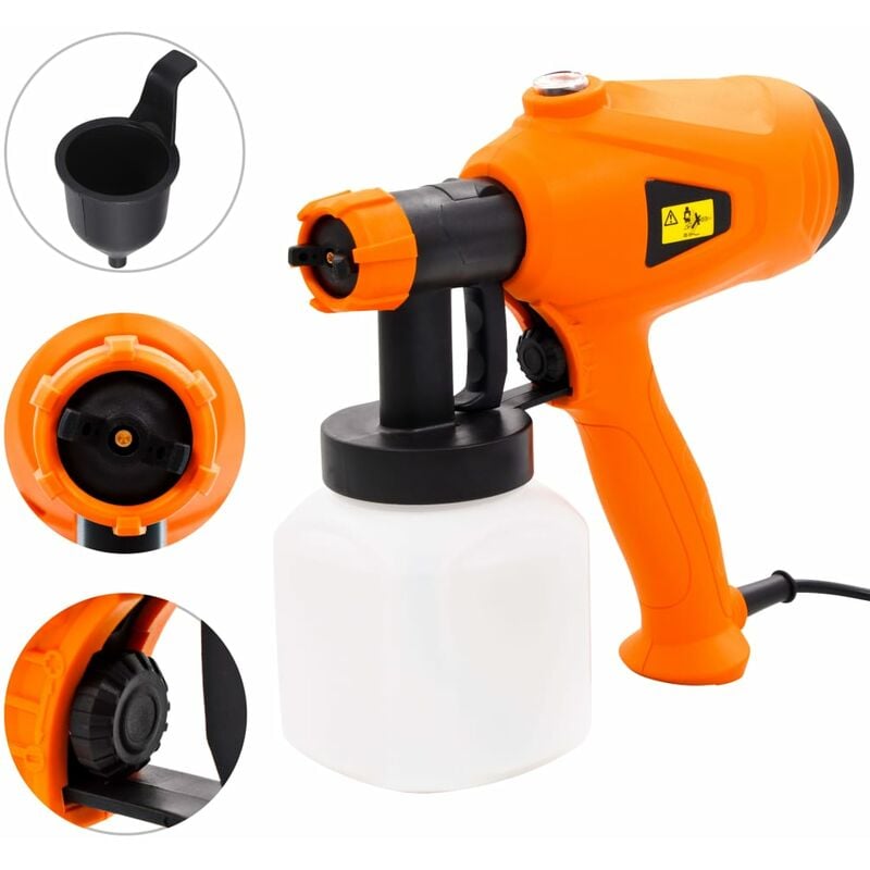 

Pistola pulverizadora de pintura eléctrica 350 W 800ml