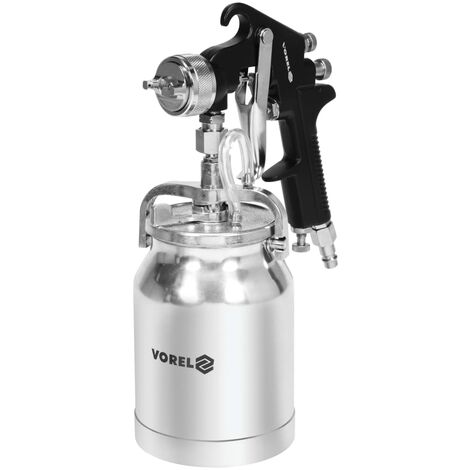 Pistola pulverizadora HVLP con vaso de líquido 1000 ml VOREL