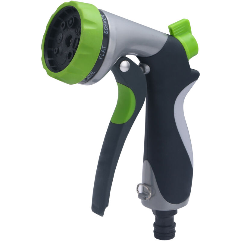

Pistola pulverizadora multichorro automática metal + agarre suave