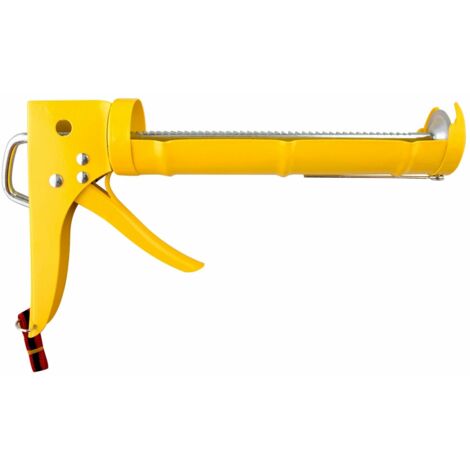 PISTOLA SILICONA ANTIGOTEO STEIN AMARILLA CON CREMALLERA