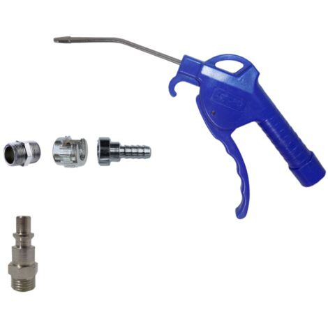 PISTOLA SOFFIAGGIO IN PLASTICA PER ARIA COMPRESSA COMPRESSORE CANNA 100 mm