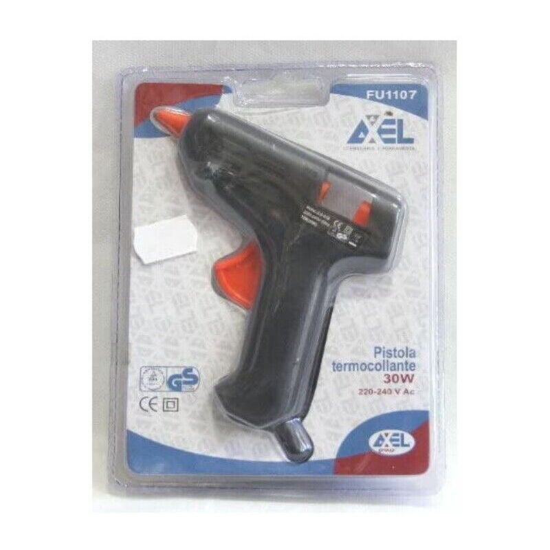 Image of Axel - Pistola termocollante in blister 30 w pistola per colla a caldo fai da te fu1107