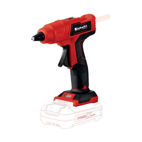 PISTOLA TERMOINCOLLANTE  BATTERIA TEGC 18 EINHELL  V.18 XCHANGE SOLO CORPO MACCHINA + ACC