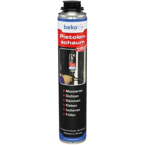 Pistolenschaum 750ml 1-Komponenten Polyurethanschaum beko 280 751