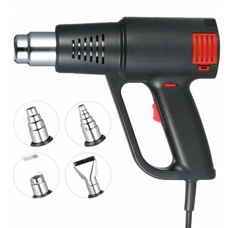 Mini pistolet thermique PXPD 130W 220V, rétrécissement de la température de  l'air chaud, buses électriques, outil de gaufrage, prise ue - AliExpress