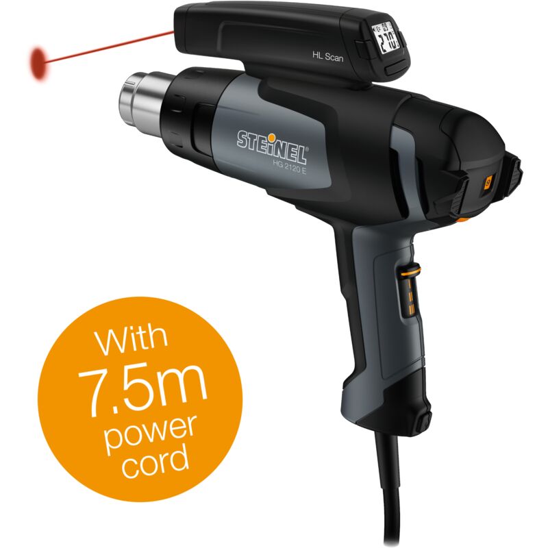 Steinel - Pistolet à air chaud hg 2120 e 7,5M kf avec hl Scan en mallette