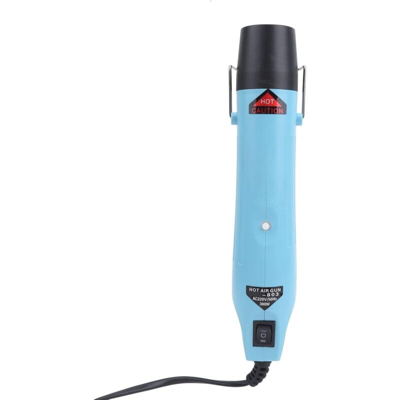 Pistolet à air chaud, GJ-803 300W Mini pistolet à air chaud tenu dans la main 60/150 ℃/210 ℃ Pistolet thermorétractable réglable, pour bricolage