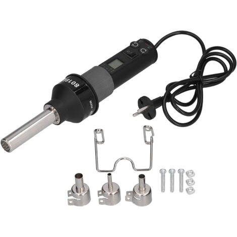 Pistolet à air chaud portable réglable électroniquement pour soudure, prise EU 250V