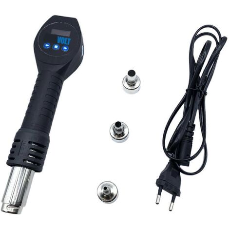 Pistolet à air chaud portatif PTS550W, contrôle de température PID 550W, prise UE