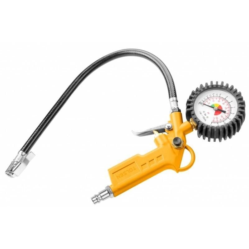 Pistolet A' Air Comprime' Avec Manome'Tre Tolsen