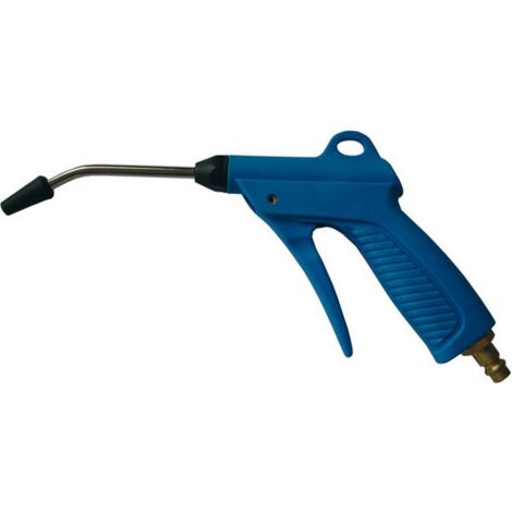 Pistolet à air en matière synthétique, dosable tube prolongateur en acier, pivotable, Raccord : Connecteur mâle DN 7,2