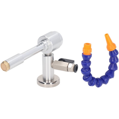 Pistolet à Air froid en alliage d'aluminium, ensemble de 5 pièces, refroidissement à sec par Vortex à 7 bars avec Tube Flexible pour le traitement du plastique et des métaux