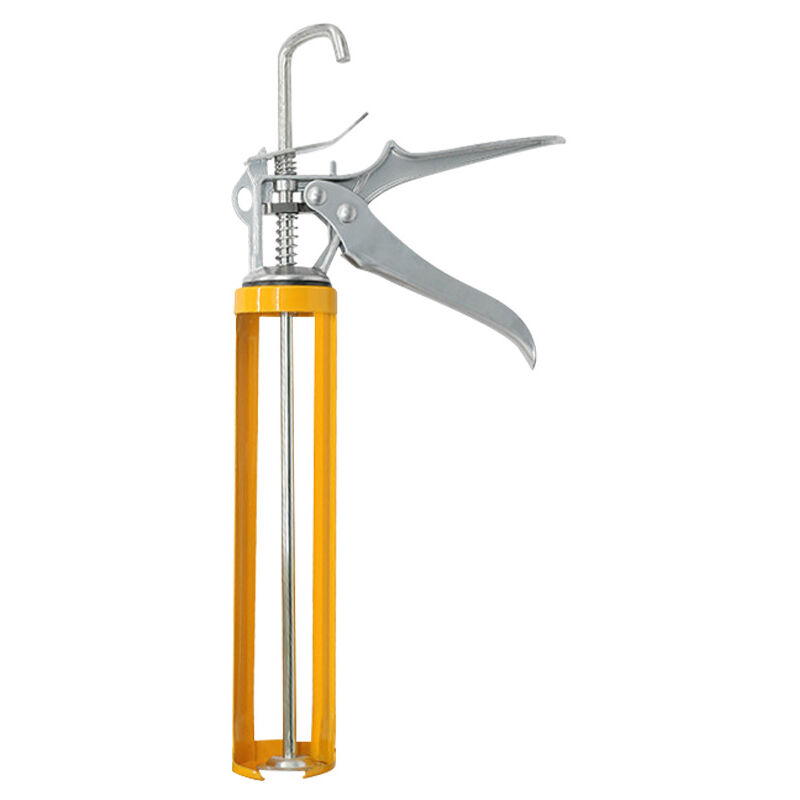 Pistolet à calfeutrer manuel pour verre, outils d'application de peinture, boîtier en aluminium, pistolet à cartouche rotatif