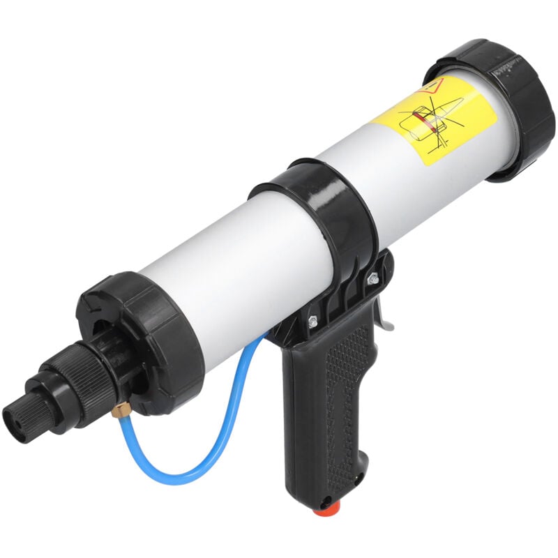 Kkmoon - Pistolet à calfeutrer pneumatique - Pistolet à colle pneumatique professionnel avec régulateur de pression d'air