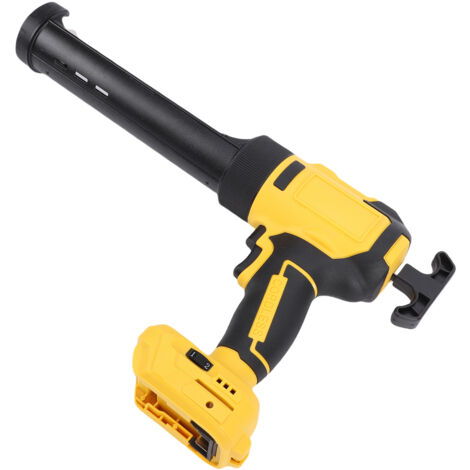 Pistolet à calfeutrer sans fil adapté à la batterie DCB180 DCB200, 6 vitesses réglables, outil électrique à rétraction automatique de 10oz avec lumière LED