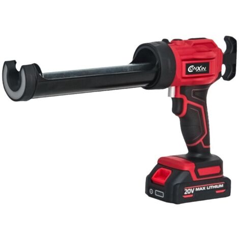 Pistolet à colle électrique sans fil avec batterie et chargeur pour joints de carrelage et silicone, usage professionnel toute l'année