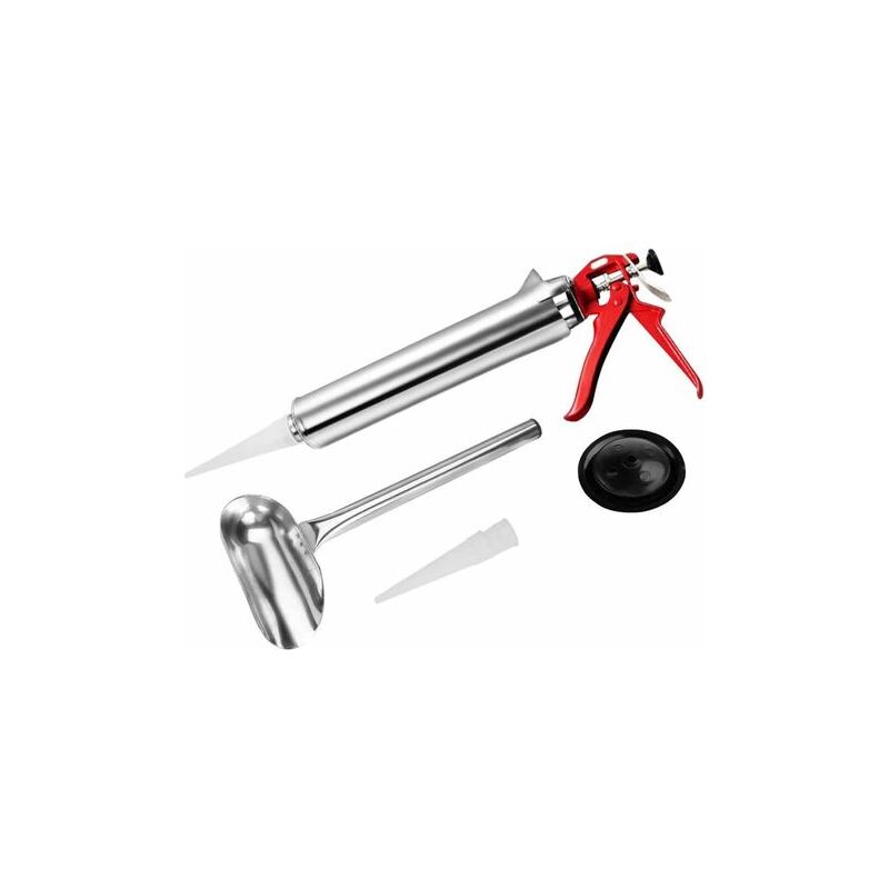 Pistolet à Coulis en acier inoxydable pour mortier pompe à mortier avec 2 buses