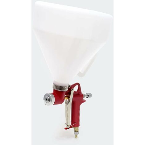 Pistolet à crépir avec Godet 6l 3 Buses Pistolet à Peinture pneumatique Crépi