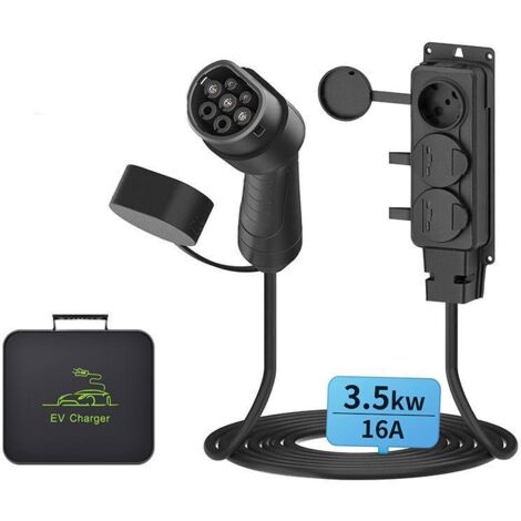 Pistolet à décharge de voiture haute puissance 16A 3,5 kW  Assistant polyvalent pour le camping en plein air/alimentation de secours